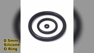 Inspeção completa do selo do anel-O de silicone de 0,5 mm