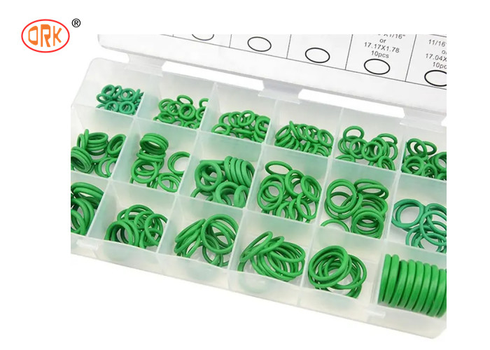 Verde AS568/ Métrico HNBR Borracha 18 Dimensões O Ring Kit Box para ar condicionado