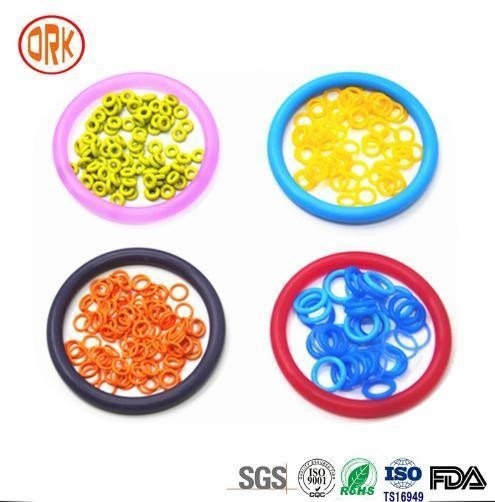 Auto personalização silicone O-ring à prova d'água com relatório da FDA cor pedido personalizado