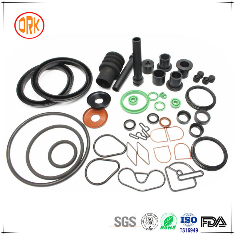 Dureza personalizada EPDM NR Borracha de silicone ajustável Faixa de engrenagem com ganchos S