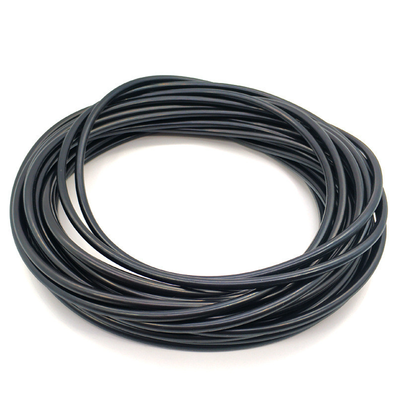 Anel de borracha de silicone de cinco bordas preto/verde para aplicações em contacto com alimentos