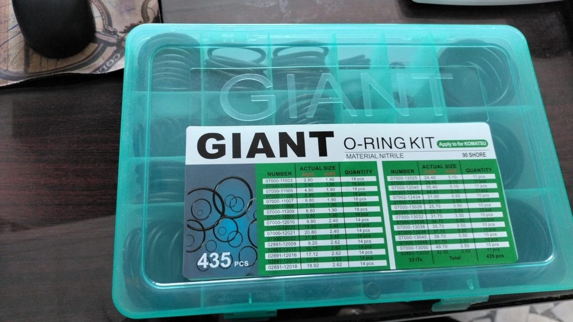 Conjunto de caixa de vedação de anel de borracha de NBR profissional customizado durável para industrial