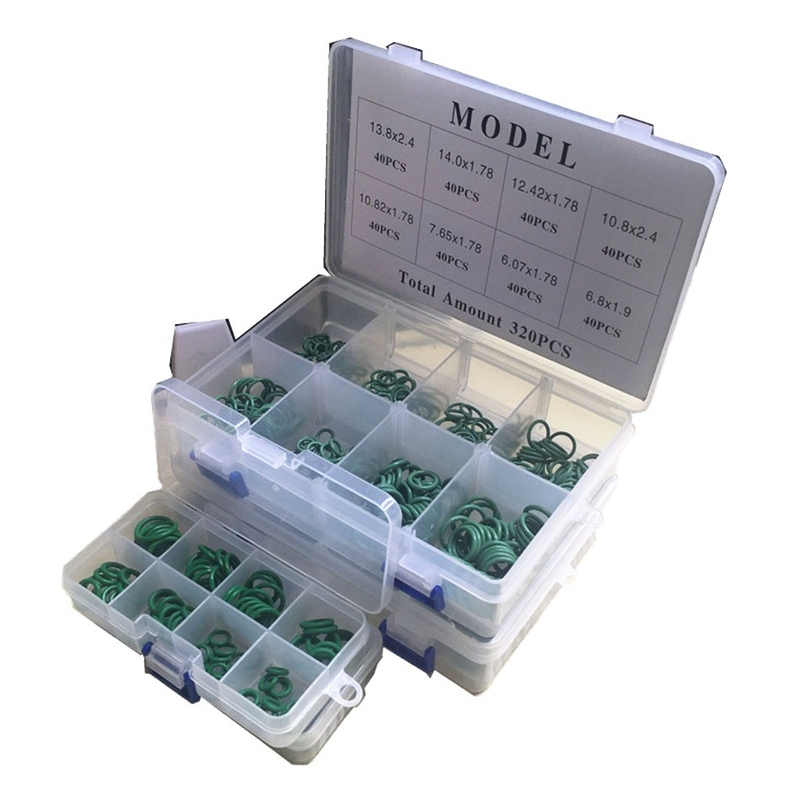 ORK 382pcs/386pcs/407pcs/408pcs Fkm ou Nbr Caixa/Kit de vedação de anéis de goma