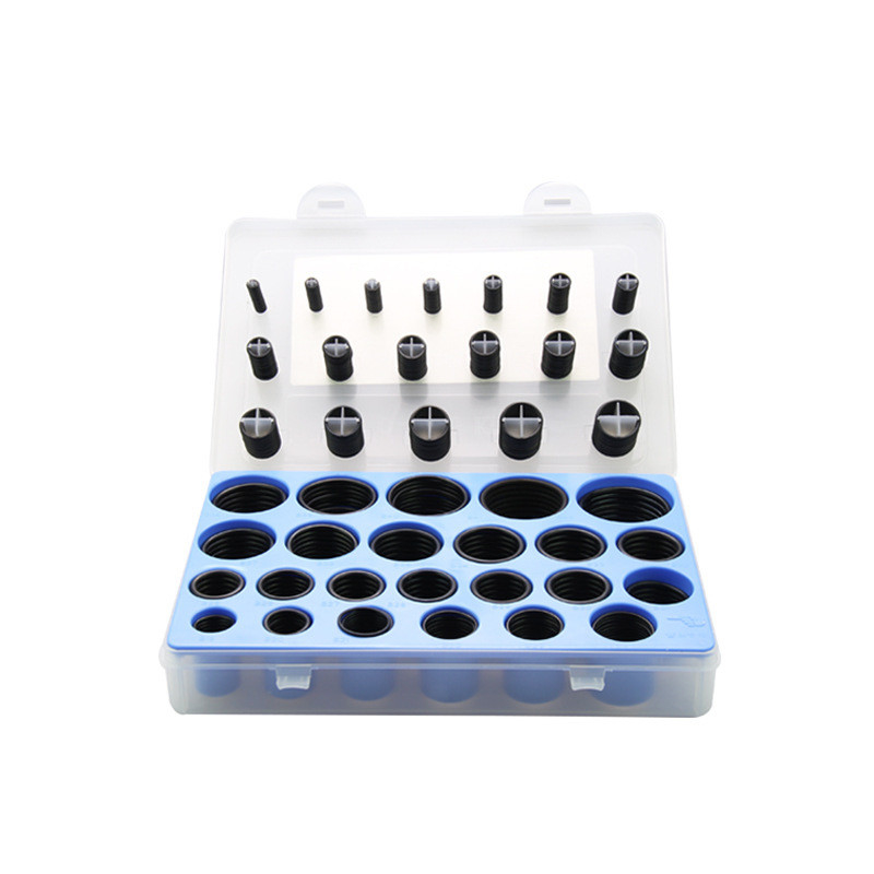 Caixa transparente Kit de reparo de anéis O NBR preto para ar condicionado vermelho amarelo azul borracha butílica automática