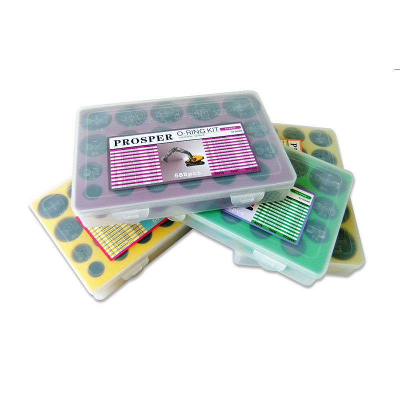 NBR O Ring Valve Rubber Seal Assortment Kit 382 Pcs Anéis O Negros Para Reparação Hidráulica