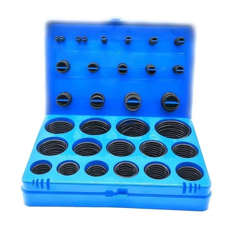 NBR O Ring Valve Rubber Seal Assortment Kit 382 Pcs Anéis O Negros Para Reparação Hidráulica