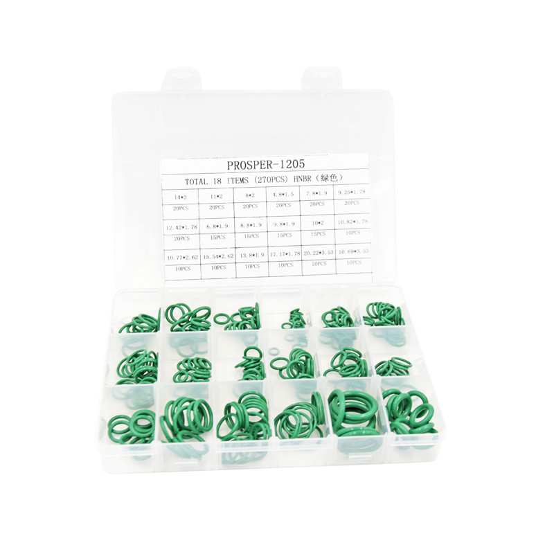 NBR O Ring Valve Rubber Seal Assortment Kit 382 Pcs Anéis O Negros Para Reparação Hidráulica