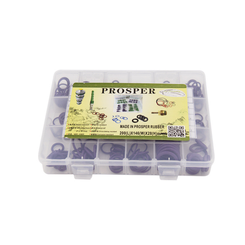 ORK Caixa de ferramentas de reparação profissional para conjuntos de anéis O de hardware Anéis O de borracha de cor Incluído