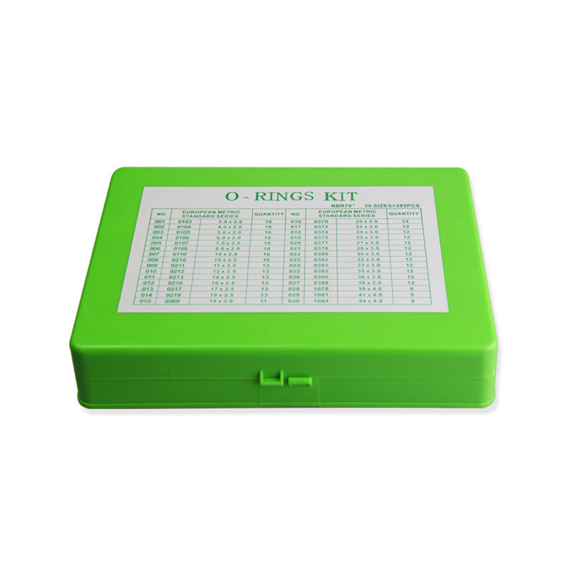 100% de inspecção FPM Excavator Repair O-Ring Kit Box Sealing Seals para todas as indústrias
