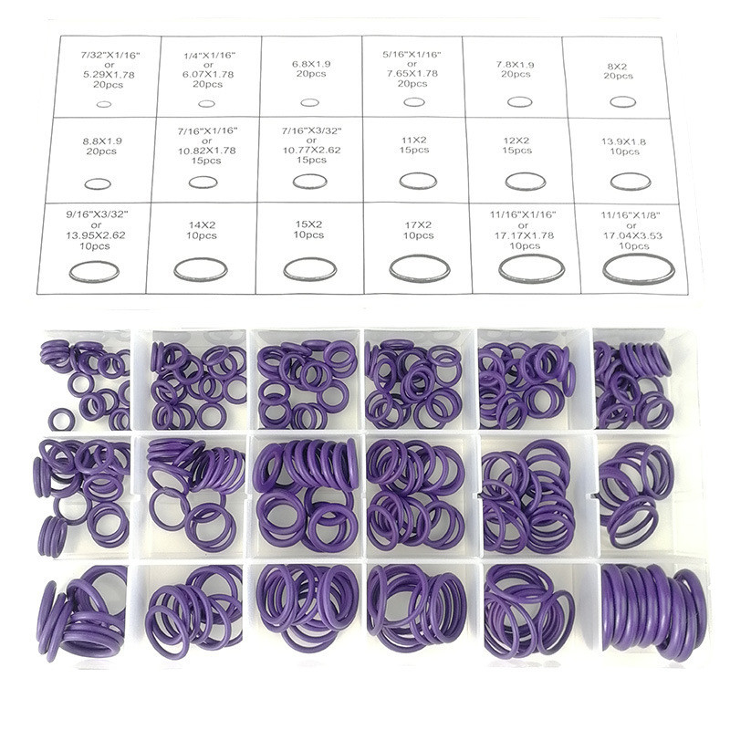 Kit O-Ring de vedação de ar condicionado para automóveis para inspecção a 100% em todas as indústrias