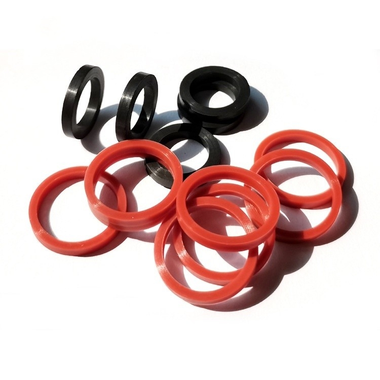 Produto de vedação de jato de borracha redonda de silicone FKM personalizado não padrão NBR EPDM com desenho