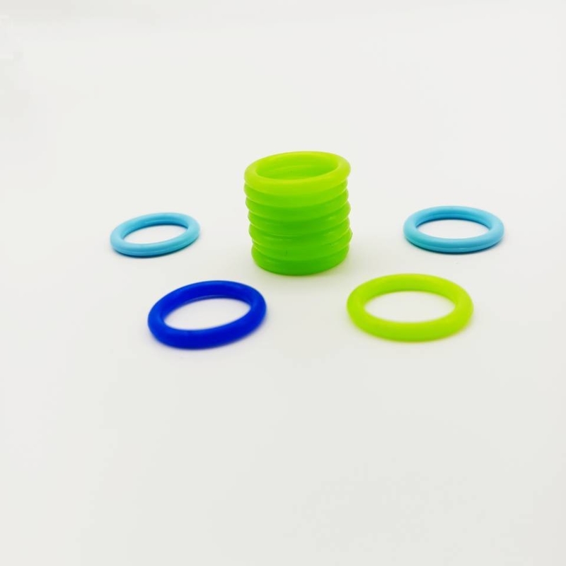 Anel de O-ring de silicone de fluoro com soluções de processamento de molde