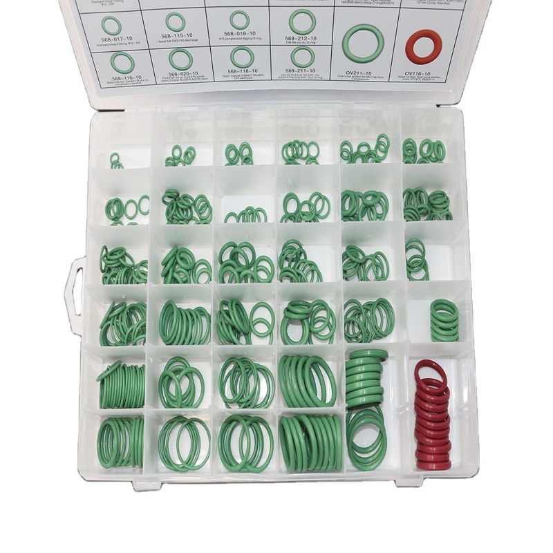 Verde Cor NBR Condomínio de Carro O-Ring Kits 270pcs 18 Tamanhos Formato de desenho 3D/2D