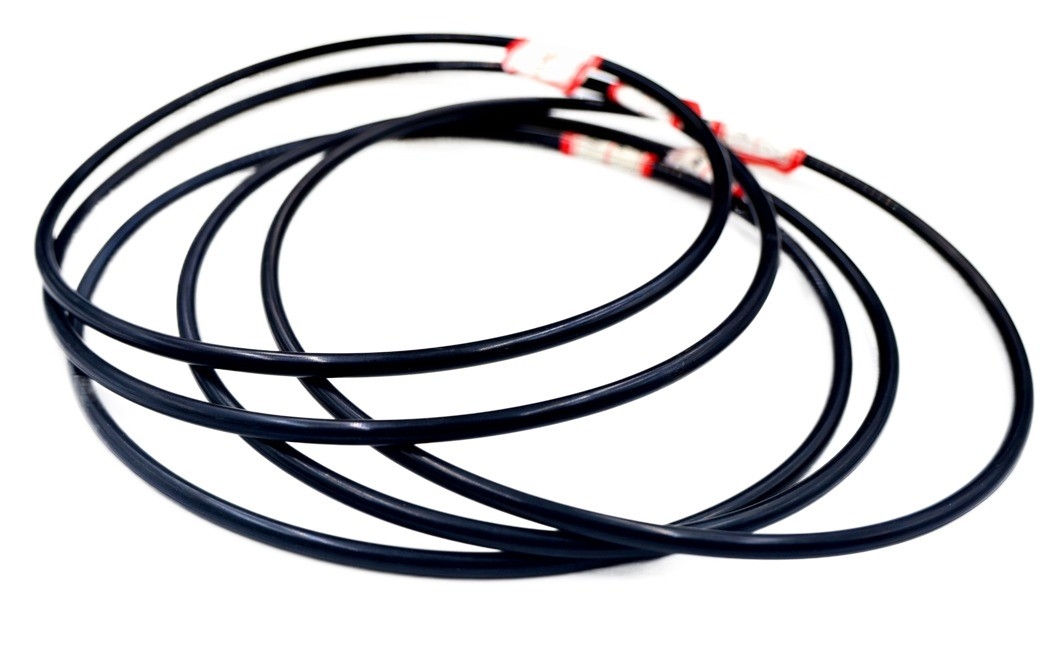 30-90 Shore A EPDM/NBR/FKM/Silicone Colored Big Fluoro O-Ring Seal para compressor de ar