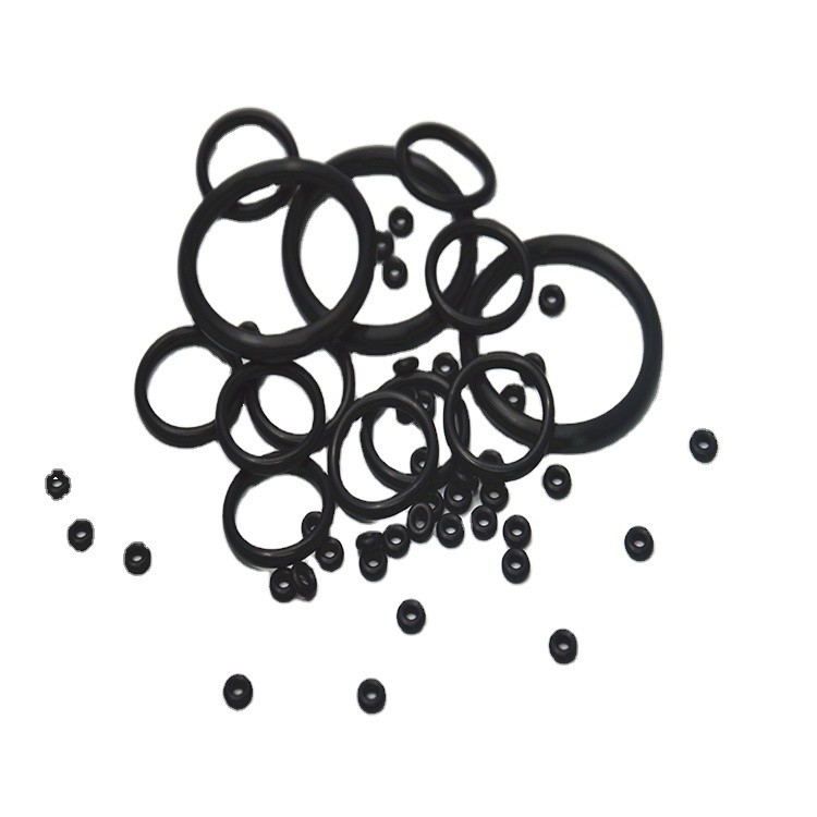 Anéis O de borracha de silicone preto para micro selos de silicone de automóveis de acordo com as dimensões do desenho