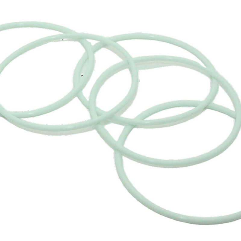 REACH Certified Glow Colored Silicone Rubber O-Rings para selos de cores personalizados