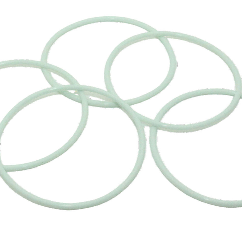 REACH Certified Glow Colored Silicone Rubber O-Rings para selos de cores personalizados