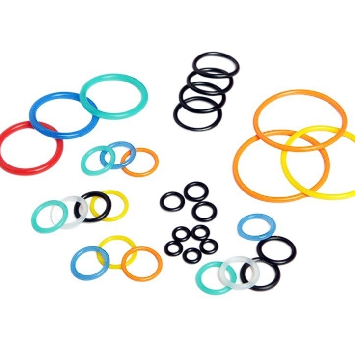 Selos eficazes NBR FKM EPDM VMQ Anéis de borracha O para aplicações de cores personalizadas