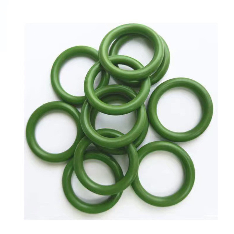 Selo azul Material de silicone elastomérico Garrafa plana Anel O duplo Selo resistente ao óleo REACH ROHS