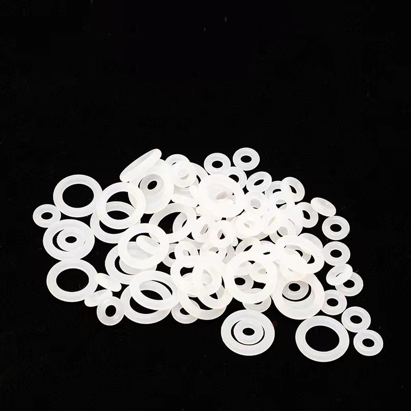 Selo azul de silicone com junta plana, duplo anel O, selo resistente ao óleo AS568 PG Tamanho padrão