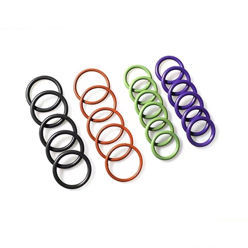 Amarelo Preto Verde Branco Marrom Vermelho Azul O-Ring de silicone resistente ao óleo para focas da ORK