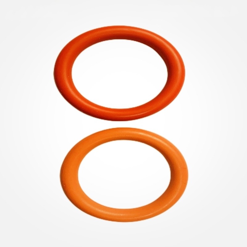 Selo O-Ring de borracha de silicone vermelha em tamanho padrão AS568 PG para aplicações industriais