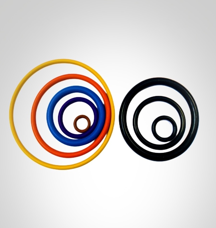 Selo O-Ring de borracha de silicone vermelha em tamanho padrão AS568 PG para aplicações industriais