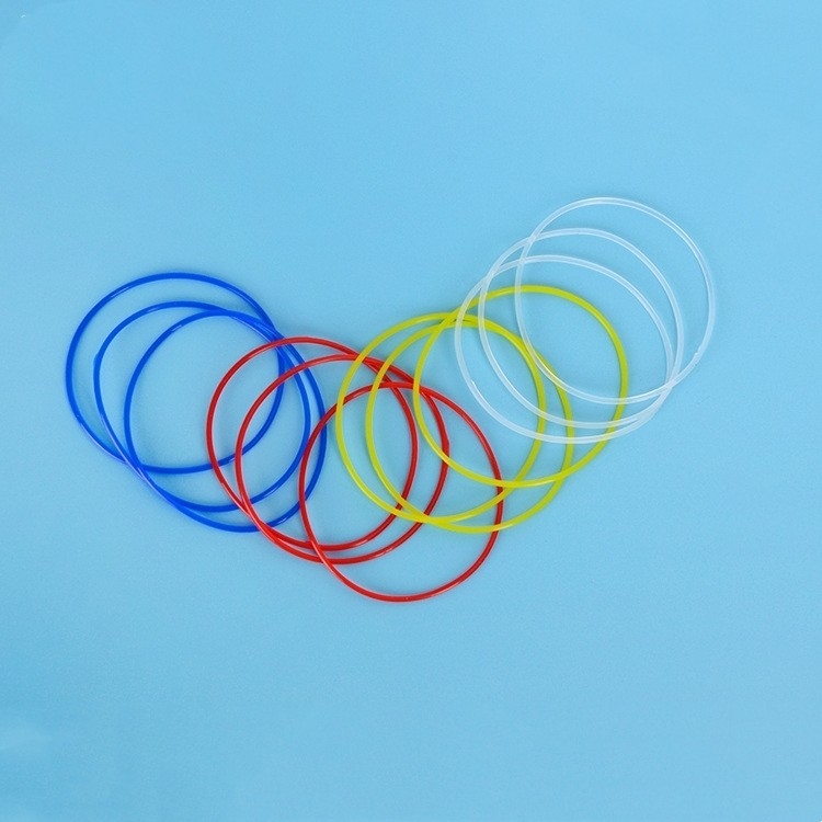 O-ring de silicone personalizado certificado REACH em vermelho e preto com vedações resistentes ao calor