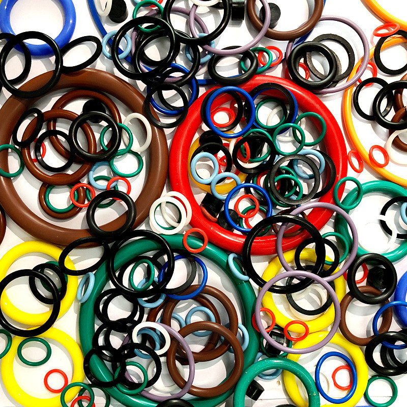 Colour ORK Customized Rubber O-Ring NBR FKM EPDM Selo de silicone para desempenho ideal