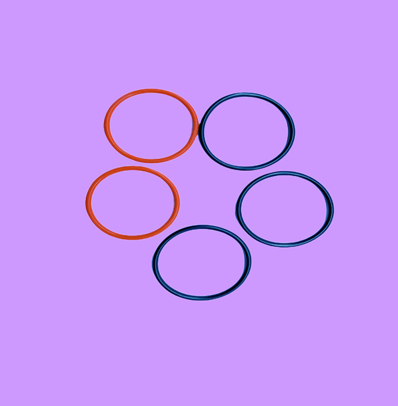 Customizado Silicone O Ring Preto Pequeno Buna NBR Selo FKM Rohs Reach Compliant Standard
