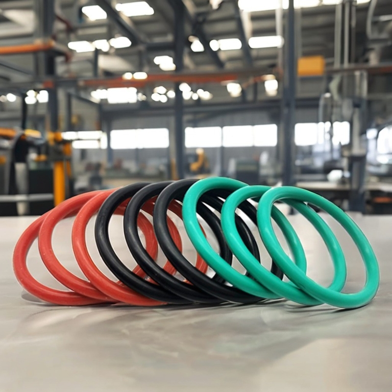 Processamento personalizado de vedações de silicone de anel O de alta temperatura NBR FKM para produtos de borracha