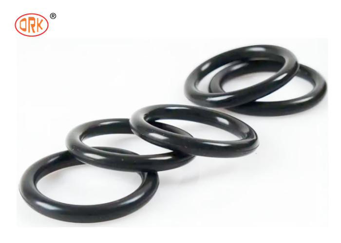 Negro 30-90 Shore A Faixa de dureza AS568 FKM Fluorosilicone O-Ring para vedações de peças de guindastes