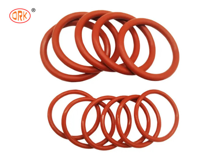 Selo de borracha não padrão de alta precisão de silicone avermelhado para várias aplicações em design personalizado