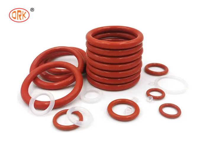 Selo de borracha não padrão de alta precisão de silicone avermelhado para várias aplicações em design personalizado