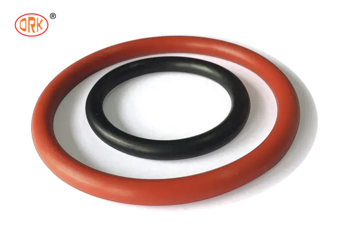 Selo de borracha não padrão de alta precisão de silicone avermelhado para várias aplicações em design personalizado