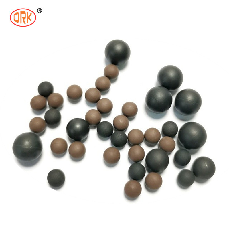 Bola de borracha natural de pequena dimensão de precisão para vedação resistente a altas temperaturas e corrosão