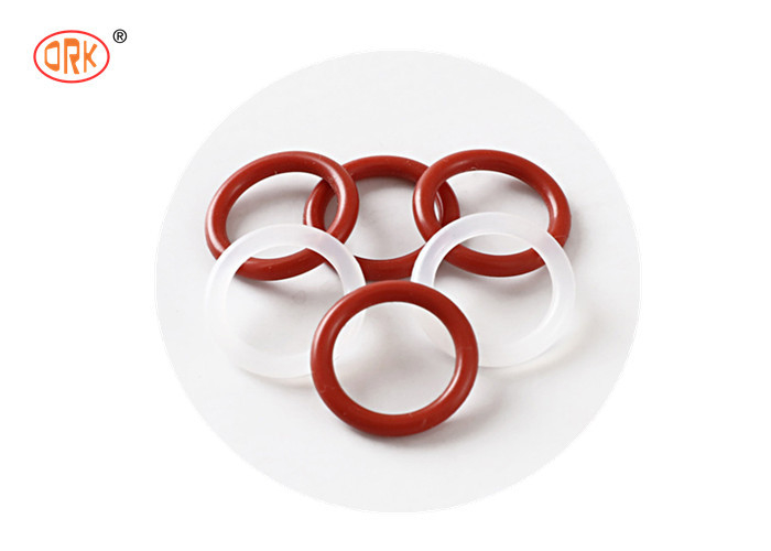 Borracha Médica Durável Silicone Vermelho Transparente e Tamanho de Anel O para Aplicações Sem Pó e Absorventes de Choques