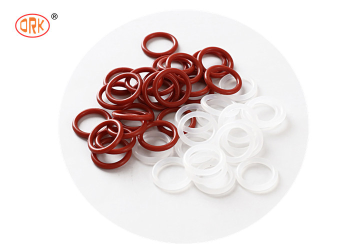 Borracha Médica Durável Silicone Vermelho Transparente e Tamanho de Anel O para Aplicações Sem Pó e Absorventes de Choques