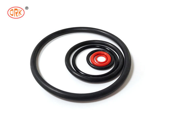 Vermelho Negro Cor Personalizada EPDM Tipos de Material O-Ring de Borracha Selo para Aplicações de Alta Pressão