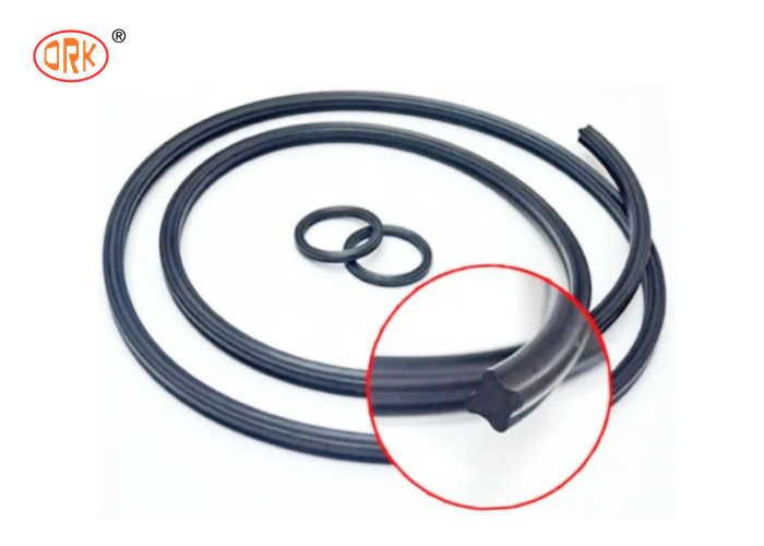 X RINGS personalizados Sello de borracha de bomba rotativa EPDM Nitrile Silicone Quad Ring Seal